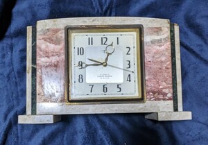 レトロ 大理石 置き時計 ジャンク