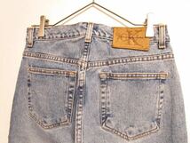 1990's made in mexico Calvin klein jeans 5pocket easy fit denim pants Levi''s USA製 デニム ジルボー_画像5