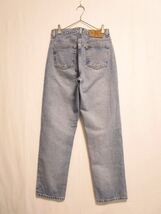 1990's made in mexico Calvin klein jeans 5pocket easy fit denim pants Levi''s USA製 デニム ジルボー_画像4