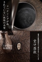 新作 1300ML 鉄鍋鋳鉄茶道用品 コーティングなし やかんお湯を沸かす 水指 建水 仏様 提梁壺 手作りの鉄びん_画像5