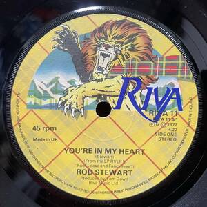 ◆UKorg7”s!◆ROD STEWART◆YOU'RE IN MY HEART◆