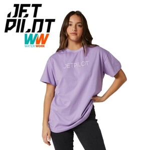 ジェットパイロット JETPILOT セール 20%オフ 送料無料 ダンシング スケルトン レディース オーバーサイズド Tシャツ W22010 パープル 8/S