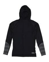 ジェットパイロット JETPILOT セール 20%オフ レディース ラッシュ 送料無料 ペーサー L/S フーデッド ラッシー S21513 ブラック 12/L_画像2