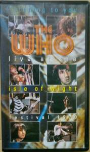 VHS video The *f-/ wide island live 1970