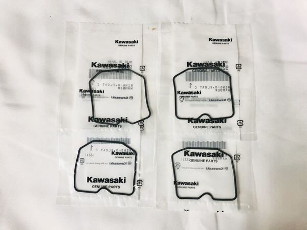●即納 在庫あり エリミネーター 400 D1-D2 カワサキ 純正 フロート チャンバー ガスケット ZL400Dキャブレター パッキン Oリング4個【T】