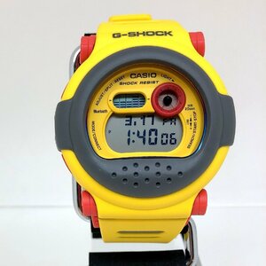  ultimate beautiful goods G-SHOCKji- shock CASIO Casio wristwatch G-B001MVE-9JR digital quartz DW-001 series yellow gray [ITNZHTLERBX7]