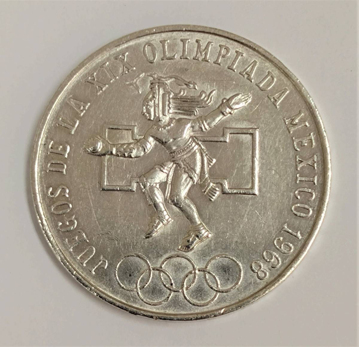 ヴィンテージ メキシコ 銀貨 1948年 5ペソ銀貨 ペンダントトップ加工