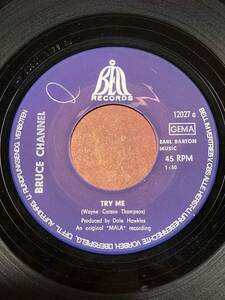 Bruce Channel Try Me / Nobody　　Bell Records 12027