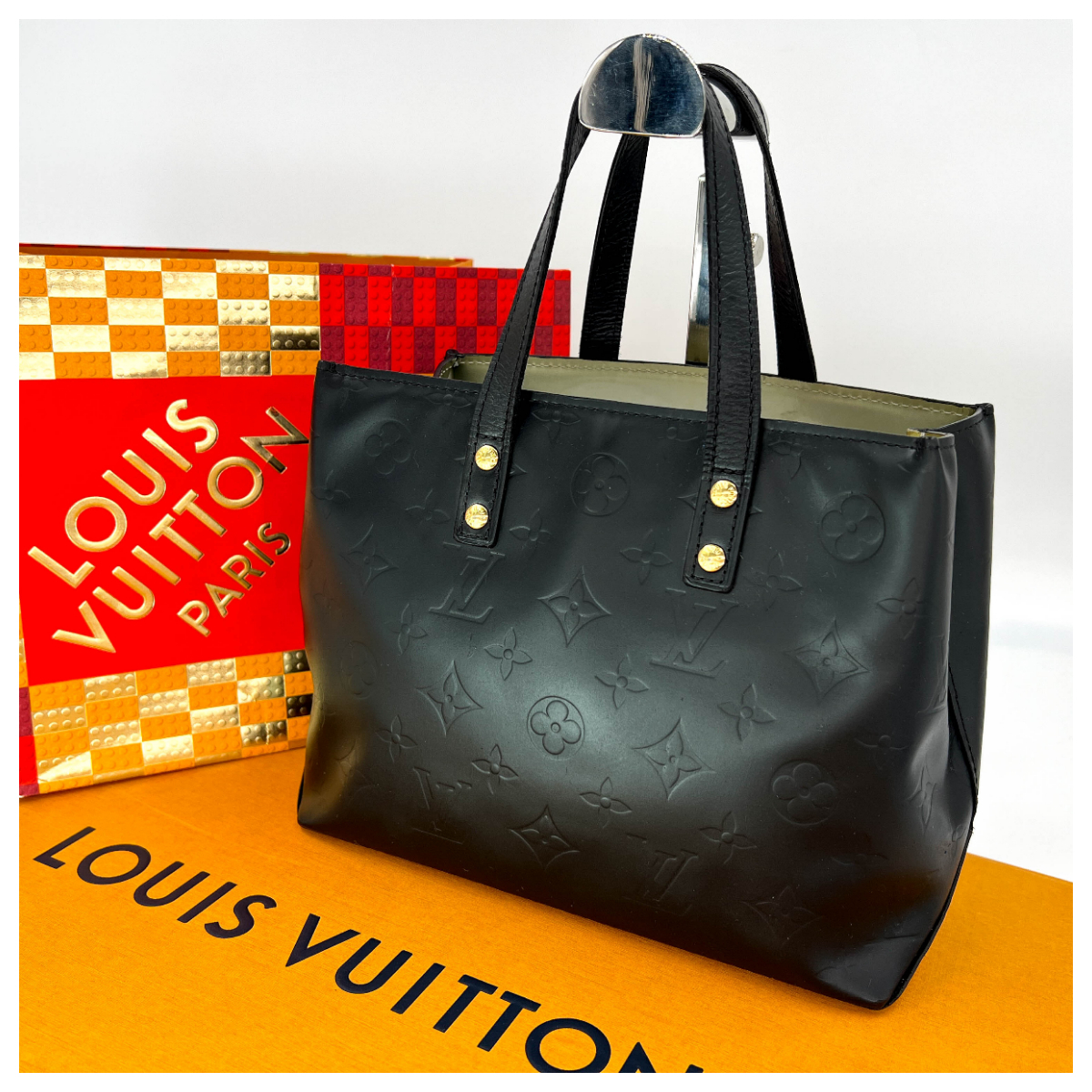 のシミなど LOUIS VUITTON ルイヴィトン ヴェルニ リードPM トート ...