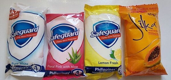 safeguard 3pcs & silka soap 1pc 