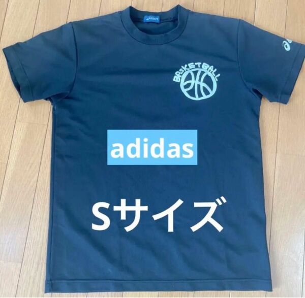 adidas バスケット半袖シャツ Tシャツ Sサイズ