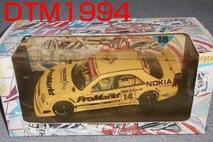 ゆうパック送料込 1/18 メルセデス AMG Cクラス イエロー DTM 1994 Thiim 14号 C180 ベンツ MERCEDES BENZ