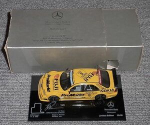 ベンツ別注 1/43 AMG メルセデス Cクラス Thiim イエロー 6号車 DTM 1995 SIEGER ZAKSPEED