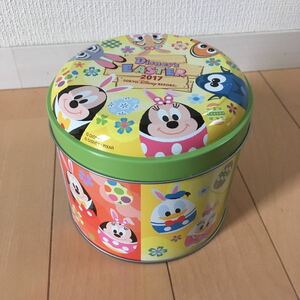 ディズニー 2017 イースター 缶 お菓子の缶のみ 12×10.5cm 未使用 ミッキー ミニー 缶 小物入れ