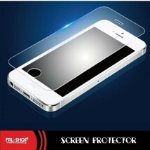 FRL-SHOP◆ アイフォン iPhone SE / 5 / 5s 強化ガラス 保護フィルム ガラスフィルム 0.3mm 硬度9H 2.5D ラウンドエッジ☆_画像2