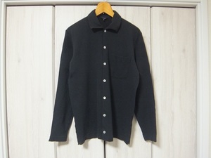 PaulSmith COLLECTION 鹿の子長袖シャツ 黒 M☆ポールスミスコレクション カノコ 日本製