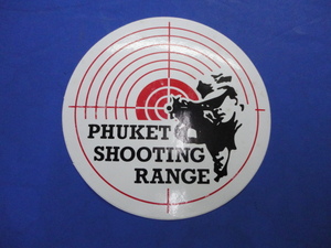 ☆ＰＨＵＫＥＴ，ＳＨＯＯＴＩＮＧ，ＲＡＮＧＥ☆ステッカー☆本物☆新品☆実弾☆機関砲☆45口径