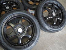 ★5ZIGEN★165/55R15 6J+45 4H100 新品 人気 逆ゾリ ProRacer 1台分 N-BOX ALTO ワゴンR DAYS TANTO WAKE MOVE MIRA カスタム ブラック_画像3