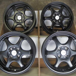 ★5ZIGEN★15inch 6J+45 4H100 新品 人気 逆ゾリ 6本スポーク ProRacer ホイール1台分 タイヤset可能 AQUA VITZ COROLLA YARIS FIT SWIFTの画像2