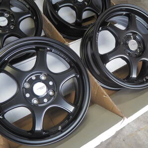 ★5ZIGEN★15inch 6J+45 4H100 新品 人気 逆ゾリ 6本スポーク ProRacer ホイール1台分 タイヤset可能 AQUA VITZ COROLLA YARIS FIT SWIFTの画像1