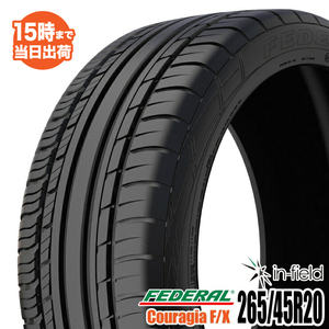 COURAGIA F/X 265/45R20 108H XL FEDERAL フェデラル SUV・4WDタイヤ 265/45-20 タイヤ 新品 1本限り