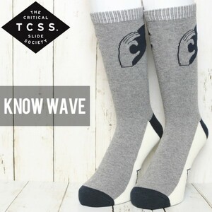 [クリックポスト対応] TCSS ティーシーエスエス KNOW WAVE SOCK ソックス 靴下 SK1801 29cm-32cmサイズ