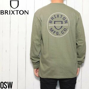 ロングスリーブTシャツ ロンT BRIXTON ブリクストン CREST L/S TEE 16251　OSW　 Sサイズ