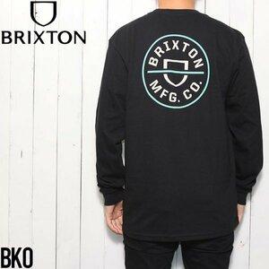 ロングスリーブTシャツ ロンT BRIXTON ブリクストン CREST L/S TEE 16251　BKO　 Sサイズ