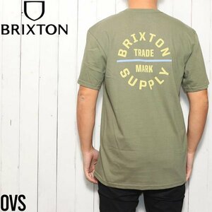 半袖Tシャツ バックプリントTEE BRIXTON ブリクストン OATH V S/S TEE 16410　OVS　 XLサイズ