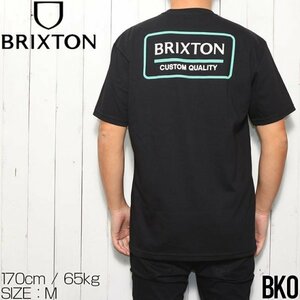 半袖Tシャツ バックプリントTEE BRIXTON ブリクストン PALMER PROPER S/S TEE 16616　BKO　 Sサイズ
