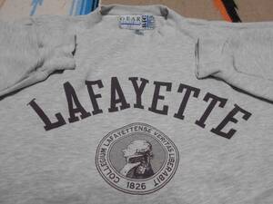 １９９０年代 GEAR FOR SPORTS ビンテージ 前V スウェット MADE IN USA COLLEGIUM LAFAYETTE VERITAS LIBERABIT カレッジ フットボール