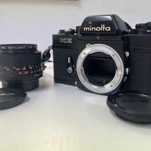 管31659t MINOLTA XE カメラ ボディ MD 28mm 1:3.5 レンズ ミノルタの画像1