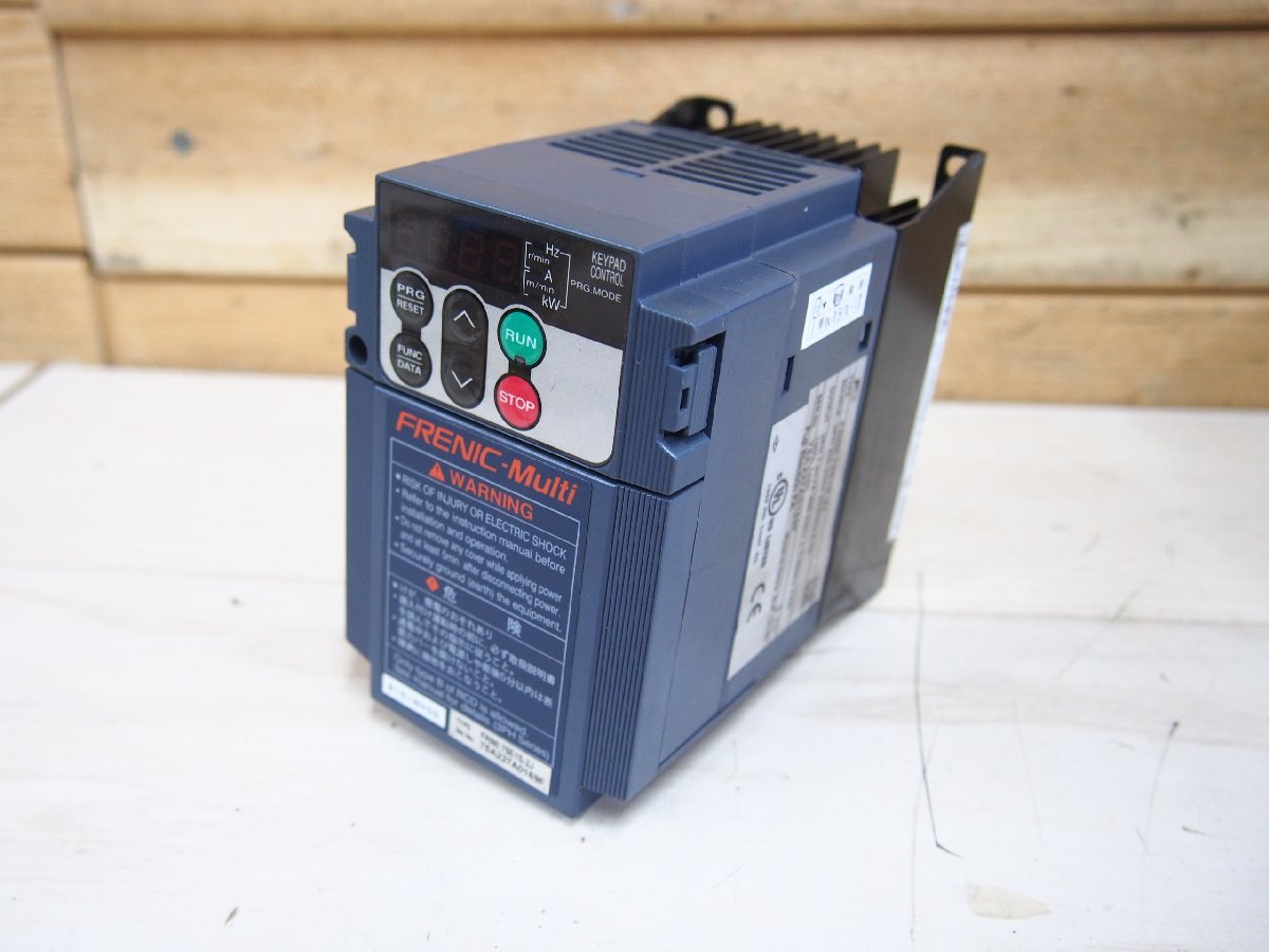 ヤフオク! -「富士電機 インバータ 0.75」の落札相場・落札価格