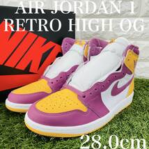 ナイキ エアジョーダン 1 レトロ ハイ OG ブラザーフッド NIKE AIR JORDAN 1 RETRO HIGH AJ1 メンズスニーカー 28.0cm 送料込み 555088-706_画像1