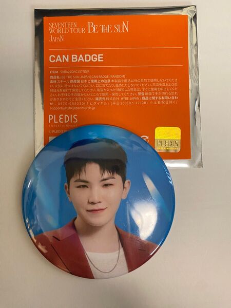 seventeen be the sun 缶バッジ ウジ