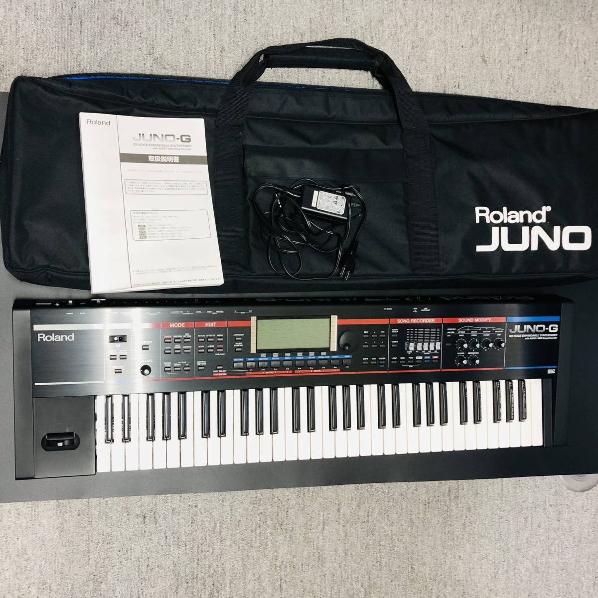 超人気 【良品】Roland JUNO-G フットペダル付き 鍵盤 シンセサイザー