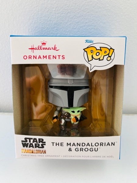 スター・ウォーズ マンダロリアン&グロー ホールマーク オーナメント STAR WARS The Mandalorian&GROGU Hallmark POP! 直営品 新品未使用