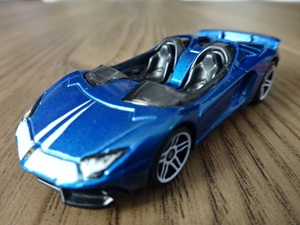 ミニカー HW Hot WHeeLS 2016 ホットウィール ランボルギーニ アヴェンタドール J イオタ 青メタ Lamborghini Aventador Toy Car Miniature