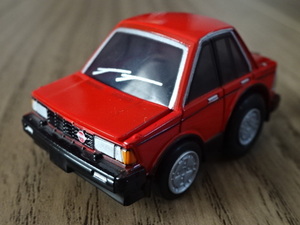 チョロＱ ニッサン ブルーバード ターボ 910型 赤色 NISSAN BLUEBIRD TURBO ミニカー ミニチュアカー ChoroQ Toy car Miniature