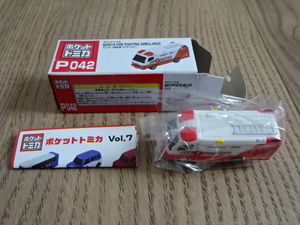 ポケット トミカ ポケットトミカ Vol.7 モリタ 消救車 FFA-001 Pocket Tomica P042 MORITA FIRE FIGHTING AMBULANCE Toy car Miniature