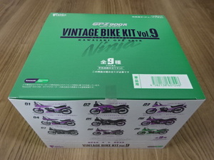 ef toys Vintage bike kit Kawasaki half finished assembly kit Shokugan 1/24 F-toys VINTAGE BIKE KIT Vol.9 KAWASAKI GPZ 900R