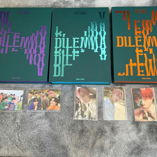 ENHYPEN CD dilemma ジレンマ　3形態セット アルバム　トレカ
