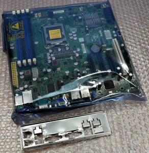 未使用品 Supermicro X8SIL-F MBD-X8SIL-F-B Intel 3420 LGA1156 MicroATX DDR3 UDIMM(ECC) RDIMM バックパネル DVD 説明書付(管:SM02 x2s