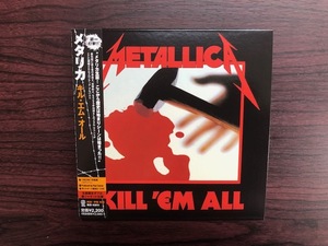 美品★メタリカ★Kill 'Em All★紙ジャケット仕様★MegadethJudasPriestMOTLEYCRUEIRONMAIDENOzzyOsbourneDIOSLAYERMETALLICA