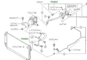 【スバル純正新品】SUBARU 未使用品 ★超希少品★ フォレスター エアコンホース 高圧ホース 低圧ホースセット SG5 SG9 2001/11-2007/1