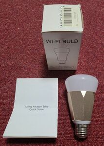 【中古美品】WI-FI対応 BULB THEM07-gold スマート電球