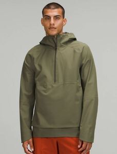 lululemon / ルルレモン　メンズ　Outpour Anorak　（オリーブ）　【XXL/TTG　185/120Y】　定価32800円