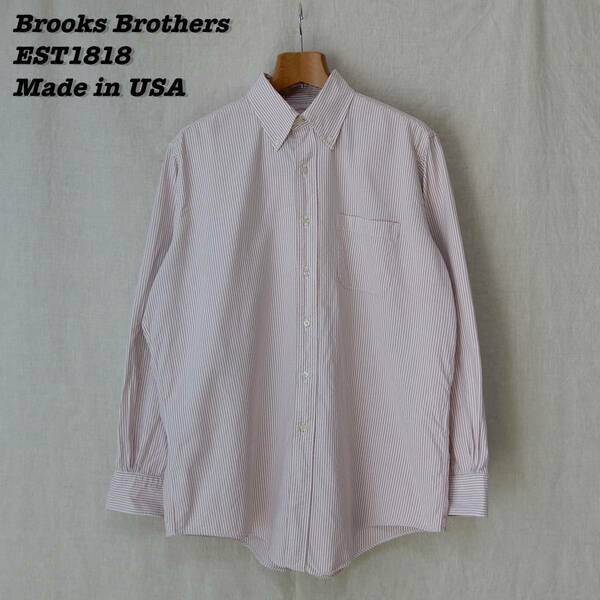 Brooks Brothers Makers and Merchants Shirts 16 1/2-34 SHIRT23023 ブルックスブラザーズ ボタンダウンシャツ アメリカ製 スーピマ