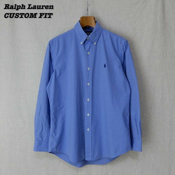 Ralph Lauren CUSTOM FIT Shirts 15 1/2-32/33 SHIRT23046 ラルフローレン カスタムフィット ボタンダウンシャツ 長袖シャツ