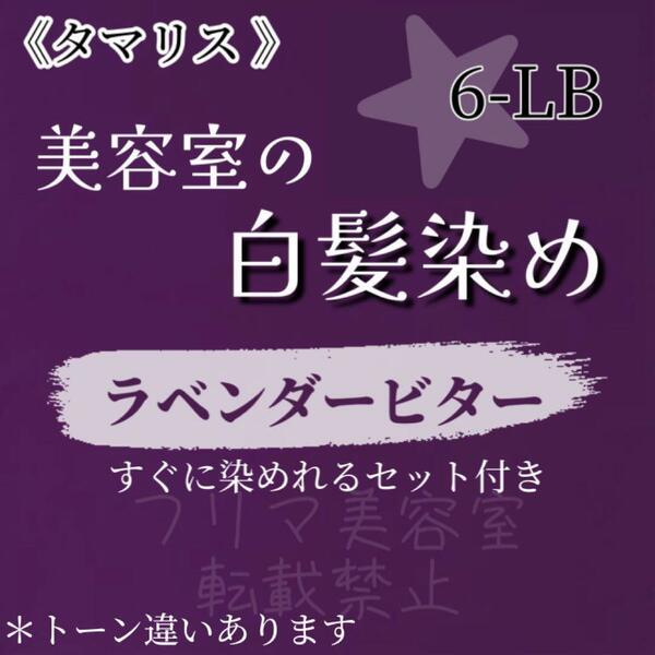 セール中☆タマリス ヘアカラー　白髪染めセット（ショート・メンズヘア用）ラベンダービター6